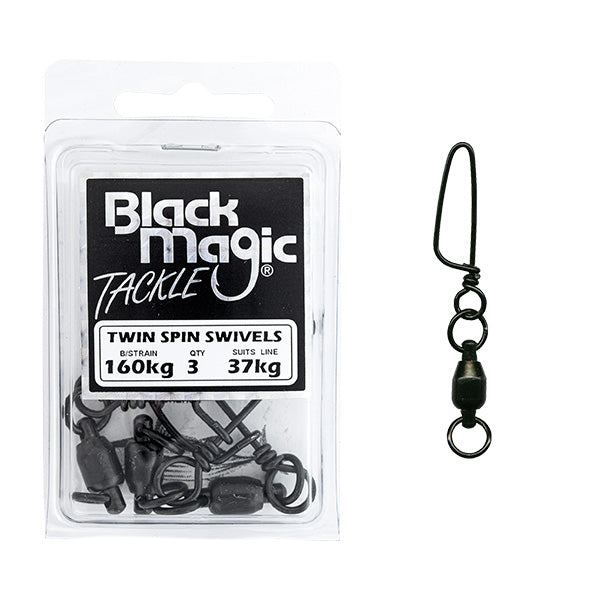 Load image into Gallery viewer, Black Magic Twin Spin Game Swivels
