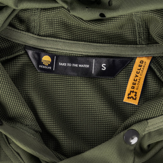 Desolve Helios Hooded Shirt - Seaweed