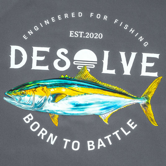 Desolve Helios Hooded Shirt - Kingfish - Shift Grey