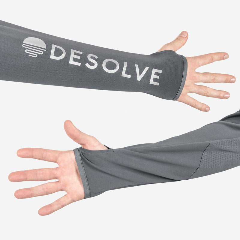 Load image into Gallery viewer, Desolve Helios Hooded Shirt - Kingfish - Shift Grey
