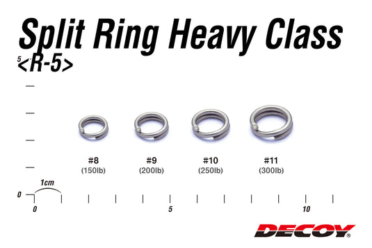 Decoy R3  Round Split Ring (Heavy)