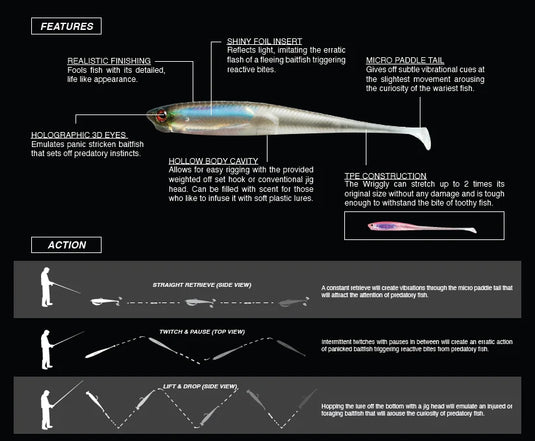 Zerek Flash Minnow Wriggly - 70mm