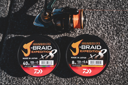 Daiwa J Braid Expedition - 150m Orange