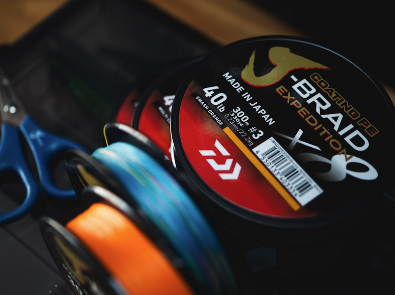 Load image into Gallery viewer, Daiwa J Braid Expedition - 150m Orange
