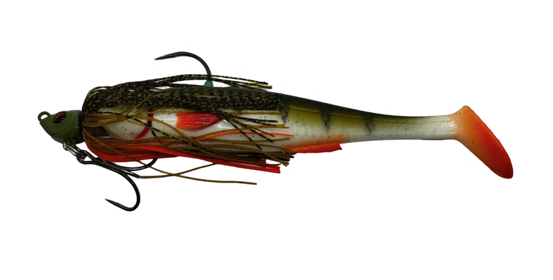 Load image into Gallery viewer, Spinwright x Irukunji 7" Swim Jig 1oz
