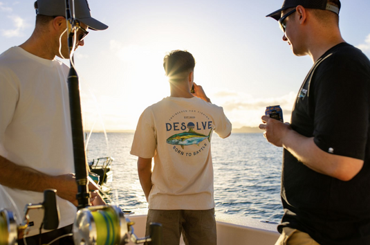 Desolve Born to Battle Kingfish Tee - Sand