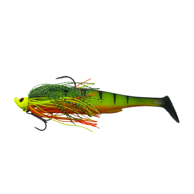 Load image into Gallery viewer, Spinwright x Irukunji 7" Swim Jig 1/2oz
