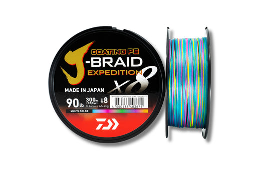 Daiwa J Braid Expedition - 150m Orange