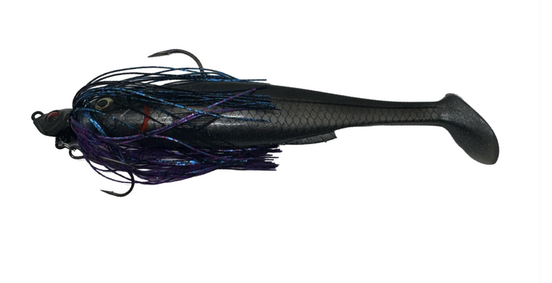 Load image into Gallery viewer, Spinwright x Irukunji 7" Swim Jig 1oz
