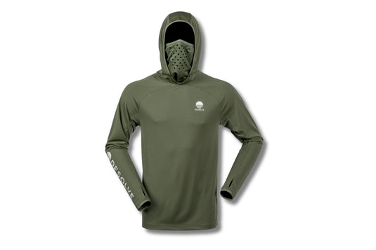 Desolve Helios Hooded Shirt - Seaweed