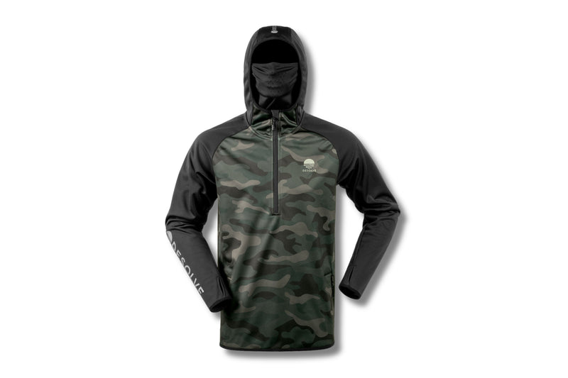 Load image into Gallery viewer, Desolve Beaufort Lite Hood - Black/Camo
