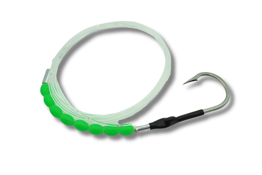 Black Pete Single Hook Lure Rig - 10/0 300lb