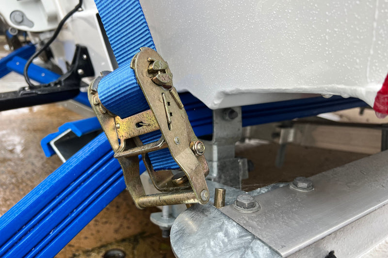 Load image into Gallery viewer, Just Straps MTD45 Boat Transom Medium Duty Ratchet Strap – 50mm x 1.5 metre (pair)
