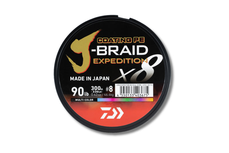 Load image into Gallery viewer, Daiwa J Braid Expedition - 150m Orange
