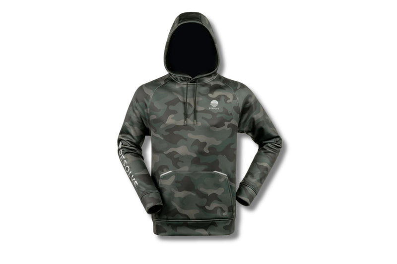 Load image into Gallery viewer, Desolve Thermocline Hoodie - Black AOP
