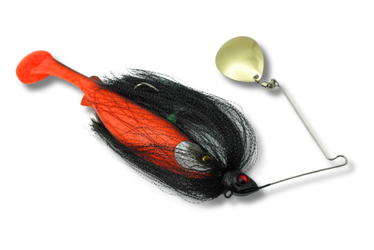 Spinwright Beast Spinnerbait Fluffball x Raijin Shad 220 (1oz)