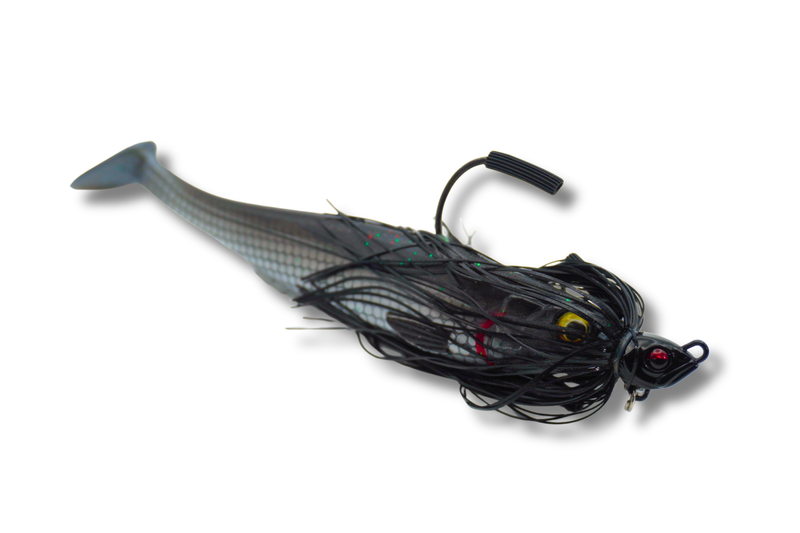Load image into Gallery viewer, Spinwright x Irukunji 7" Swim Jig 1/2oz
