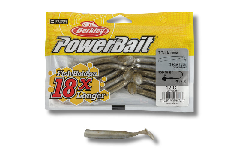Load image into Gallery viewer, Berkley Powerbait T-Tail Minnow 2.5"
