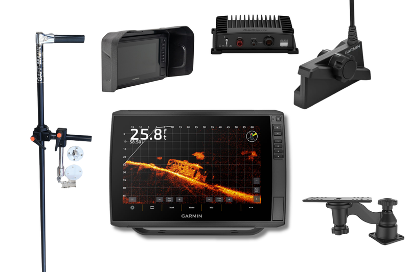 Load image into Gallery viewer, Garmin LiveScope Plus 12" Complete Fishing Bundle
