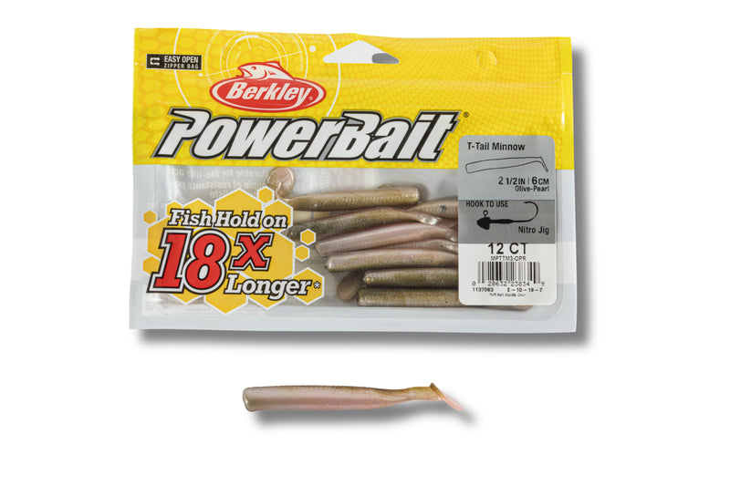 Load image into Gallery viewer, Berkley Powerbait T-Tail Minnow 2.5"
