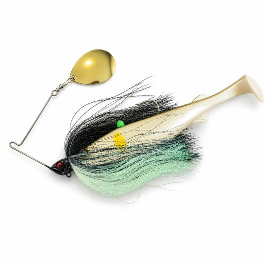 Spinwright Beast Spinnerbait Fluffball x Raijin Shad 220 (1oz)