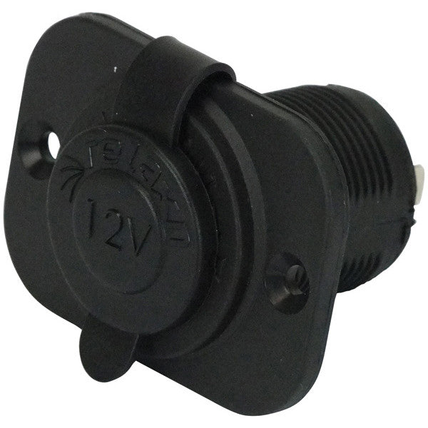 Load image into Gallery viewer, Relaxn Flush Mount 12/24V Power Socket – Black
